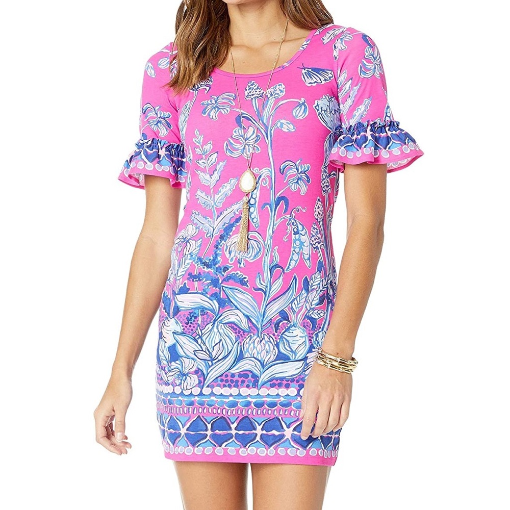 Lilly Pulitzer Jayden Dress Bougainvillea Pink Un Beet Able Engineered S